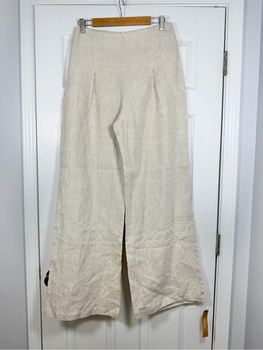 NWT! Reformation Size 10 • Cleo Linen 2 Piece Set Pants Wide Leg.